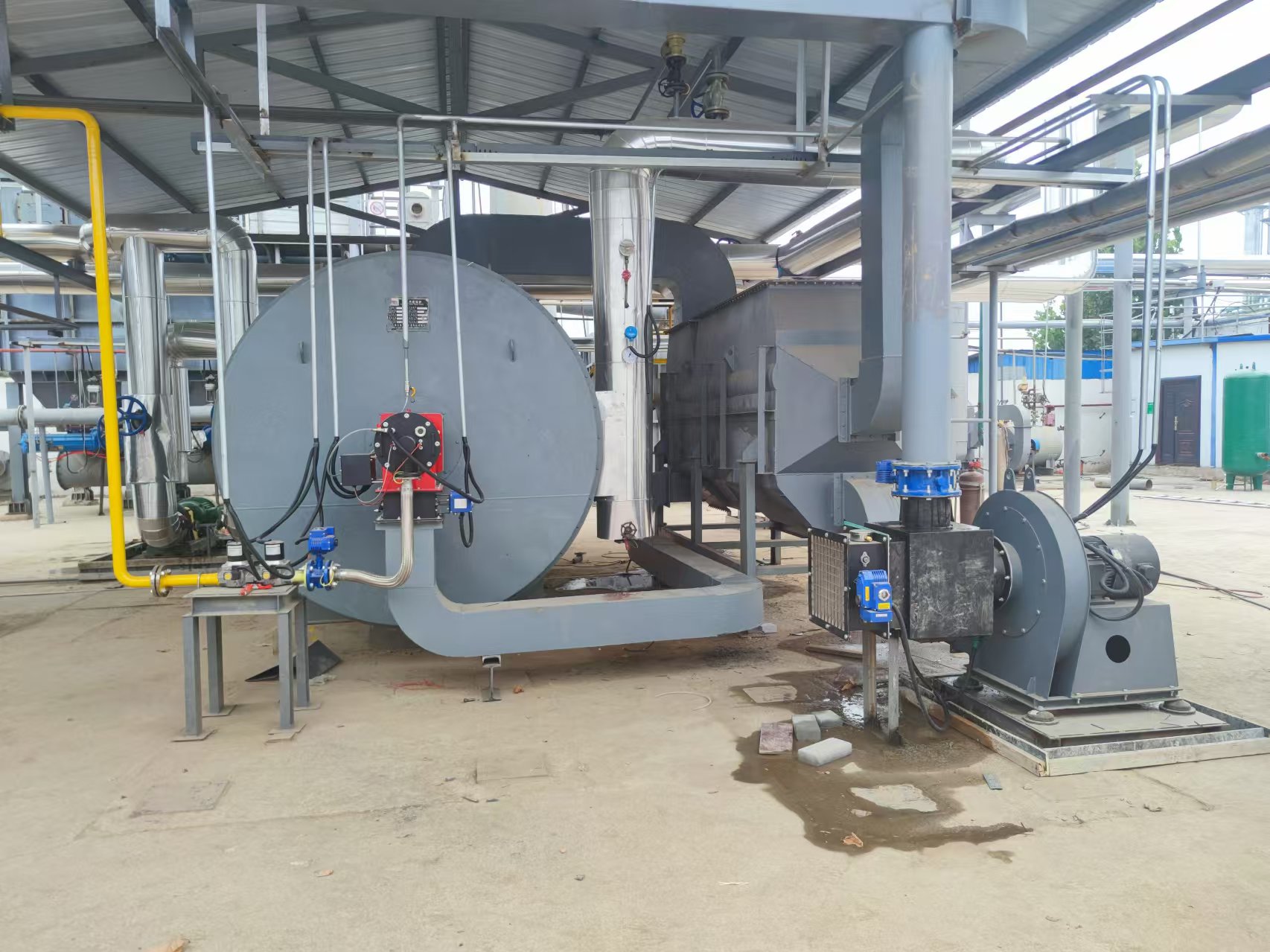 2024年10月17號河南濮陽趙欣環(huán)現(xiàn)場，3噸低氮調(diào)試